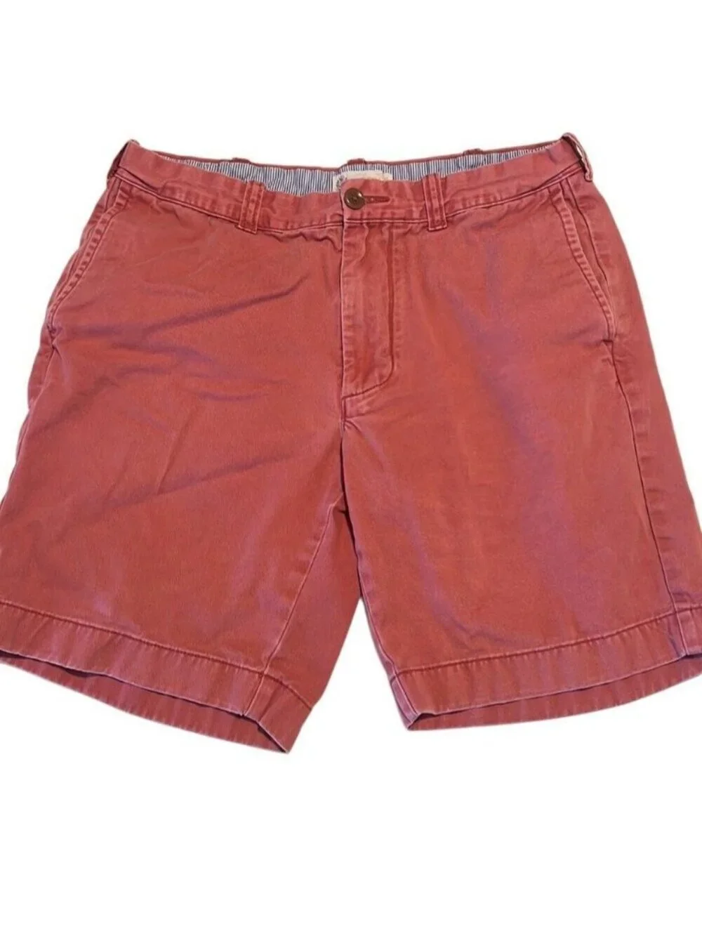 J Crew Chino Salmon Pockets Cotton Casual Shorts Men Size 32